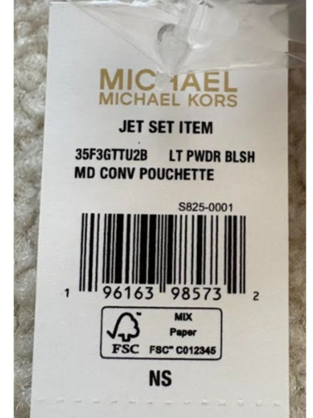BRAND NEW Michael Kors Jet Set Light Powder Blush Pouchette - Picture 6 of 8